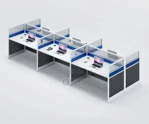 Office Workstation : 6-Seater Staff Office Workstation