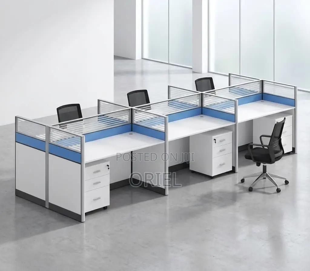 Office Workstation : 6-Seater Staff Office Workstation