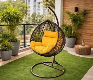 Hammock Chair: Sunshine Yellow Cushioned Hanging Swing