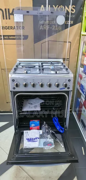 Ecomax Standing Cooker 60×60 3g + 1 Electric Hot Plate Electric Oven