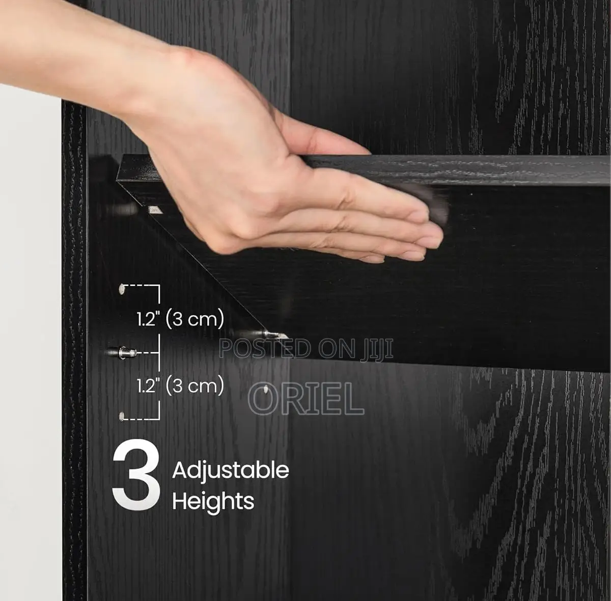 Office Bookshelf : Black Office 5 Shelf Bookcase