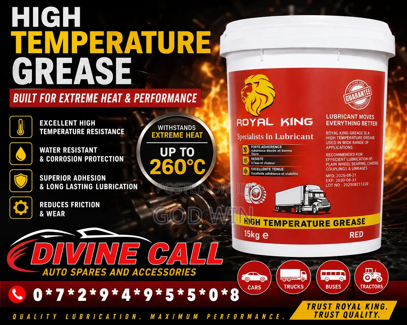 High Temperature Grease