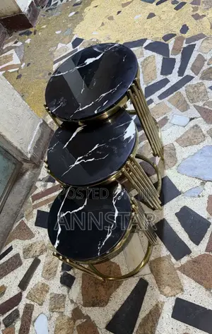 3 in 1 Executive Pure Marble Table