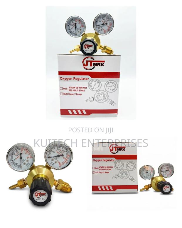 Oxygen Regulator/Single Stage 2gauge/ Brass Body Dual Pressure Gauge