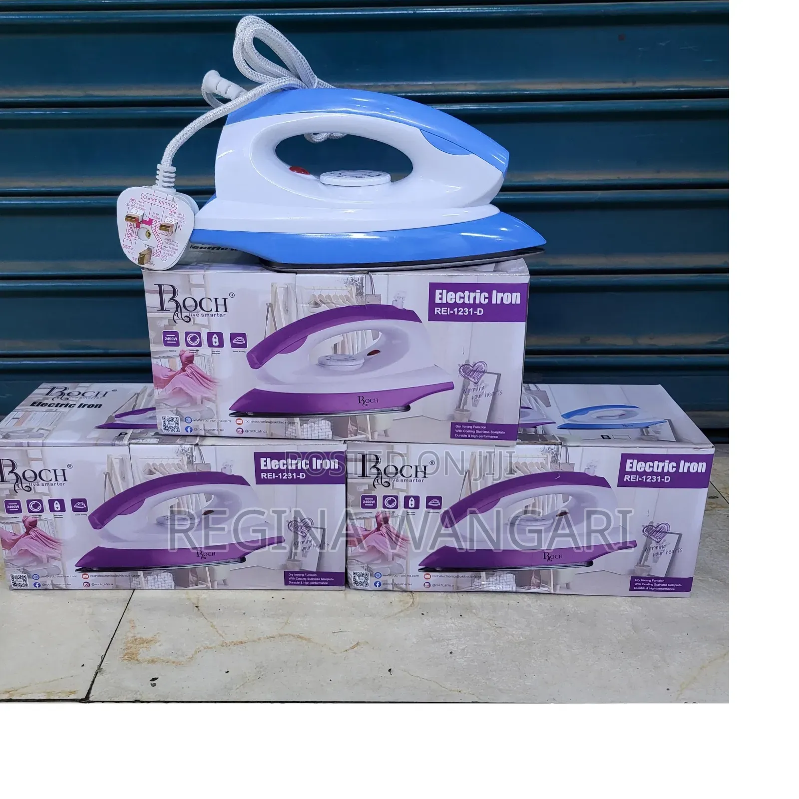 Roch Dry Iron Box Restocked