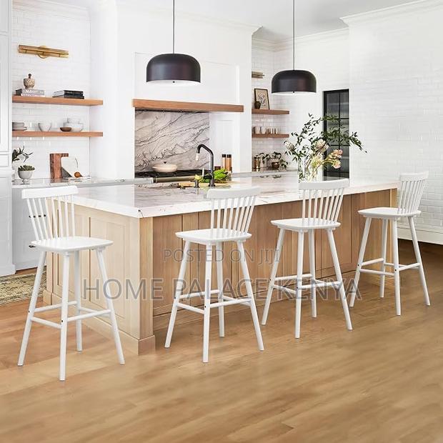 Kitchen Stool: Spindle Back High Bar Stool - thumbnail 3