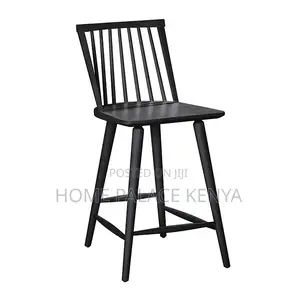 Kitchen Stool: Spindle Back High Bar Stool