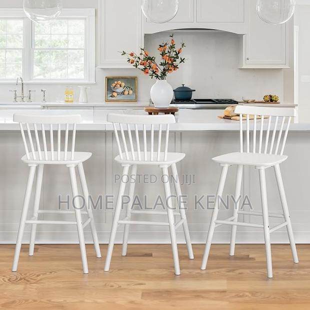 Kitchen Stool: Spindle Back High Bar Stool - thumbnail 7