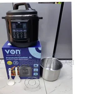 *Von Pressure Cooker 8l With Stainless Steel Pot