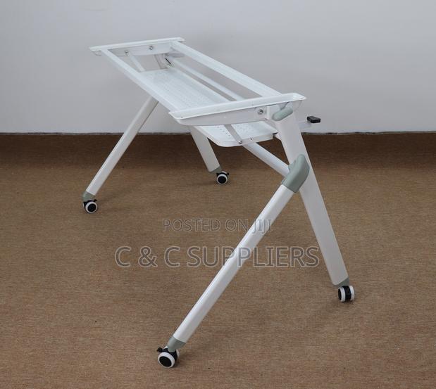 Office Brown Folding Training Table - thumbnail 6