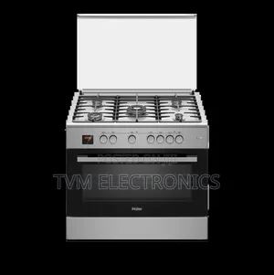 Haier Hcr6050ees 90x60cm Cooker 5gas Burners With Electric Long Oven