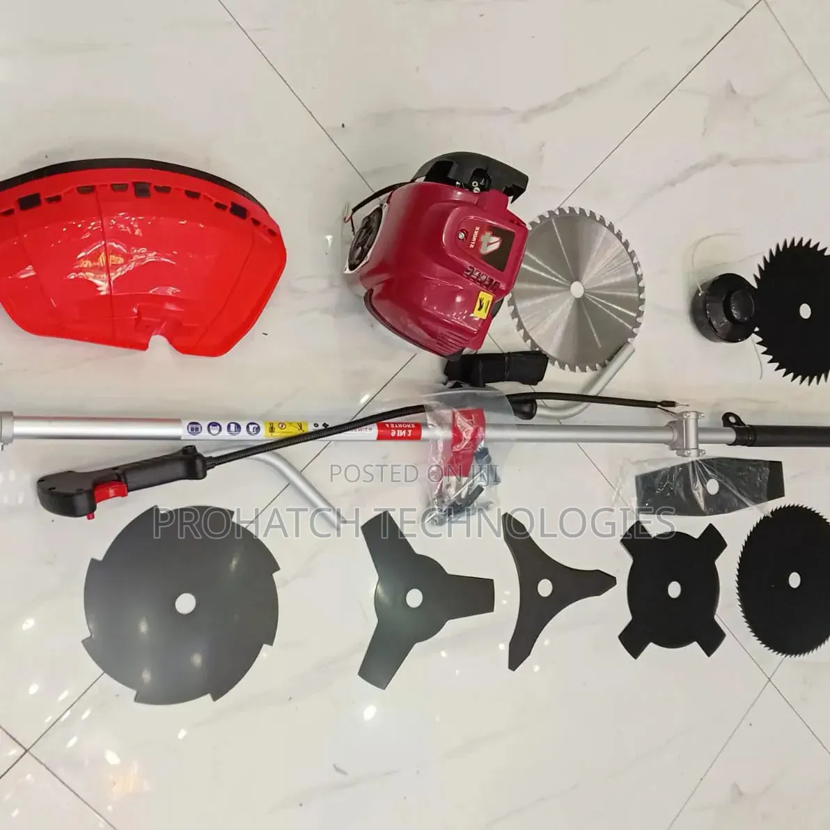 4 Stroke Brush Cutter Petrol Powered With 8 Blades/Premier Brush