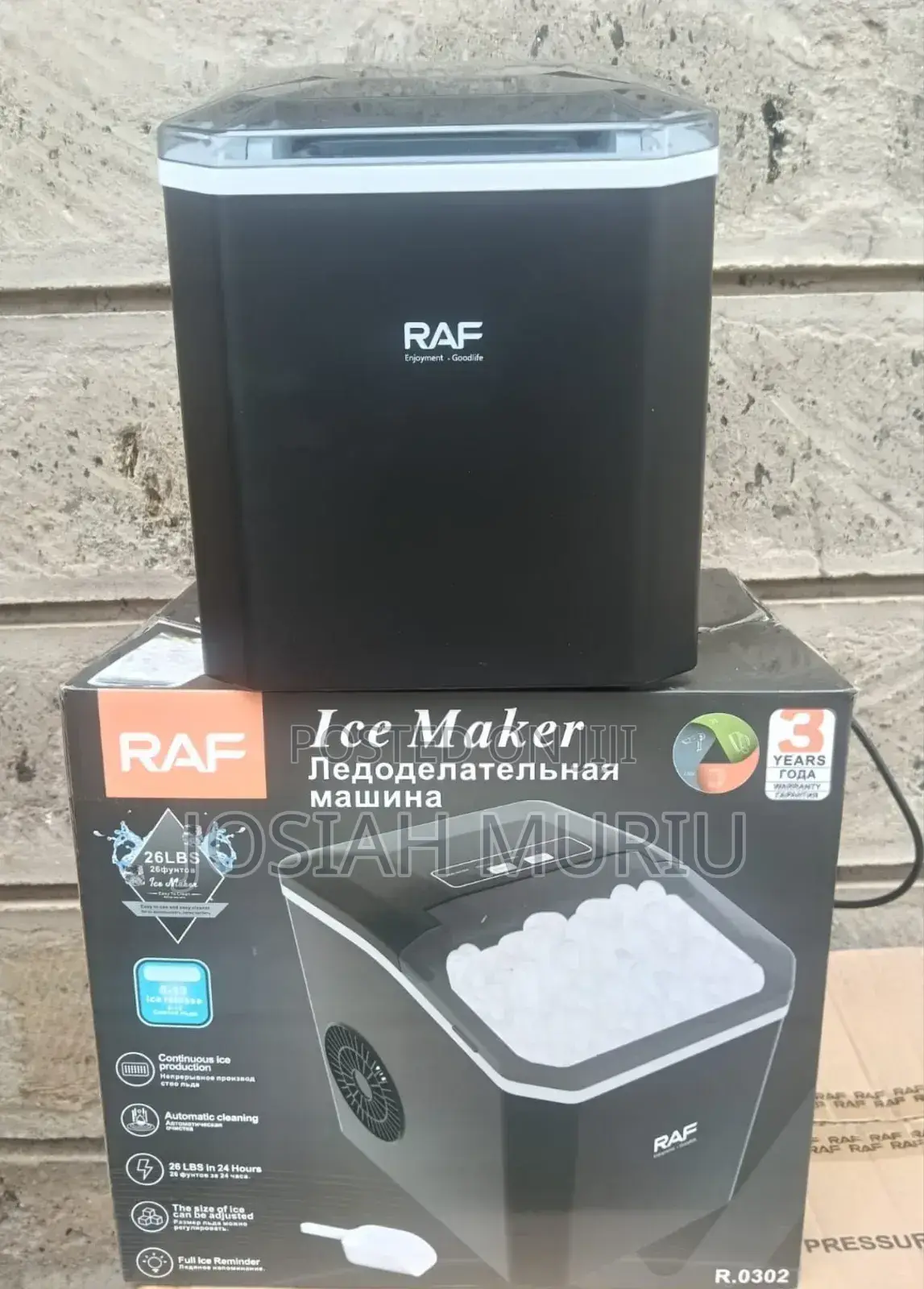 Raf 6 Litres Icecube Maker