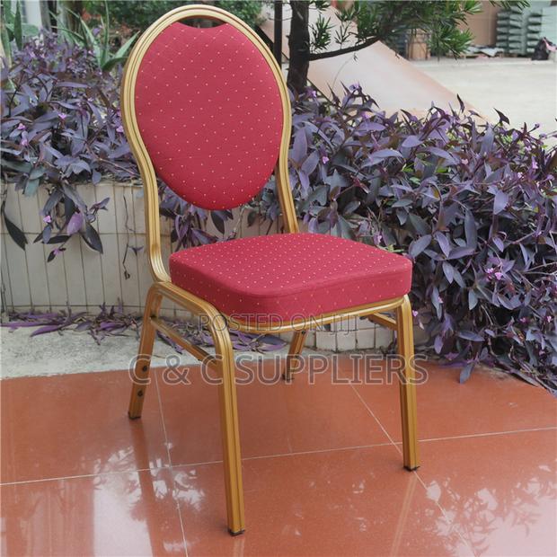 Red Fabric Hall Event Chair - main view