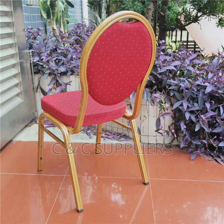 Red Fabric Hall Event Chair
