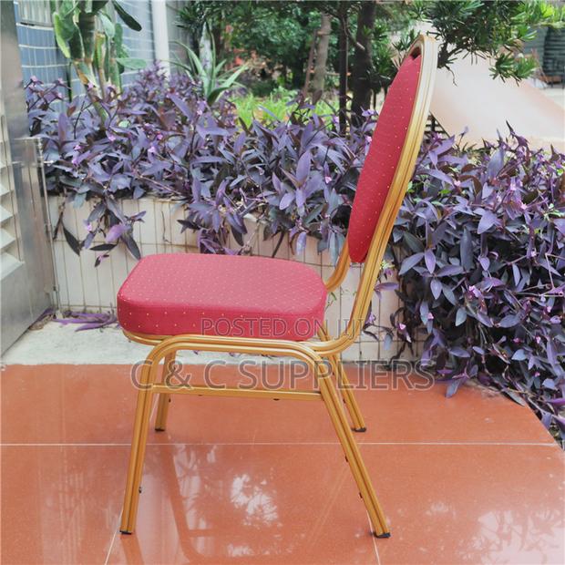 Red Fabric Hall Event Chair - thumbnail 7