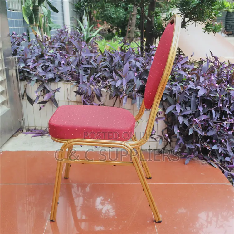 Red Fabric Hall Event Chair