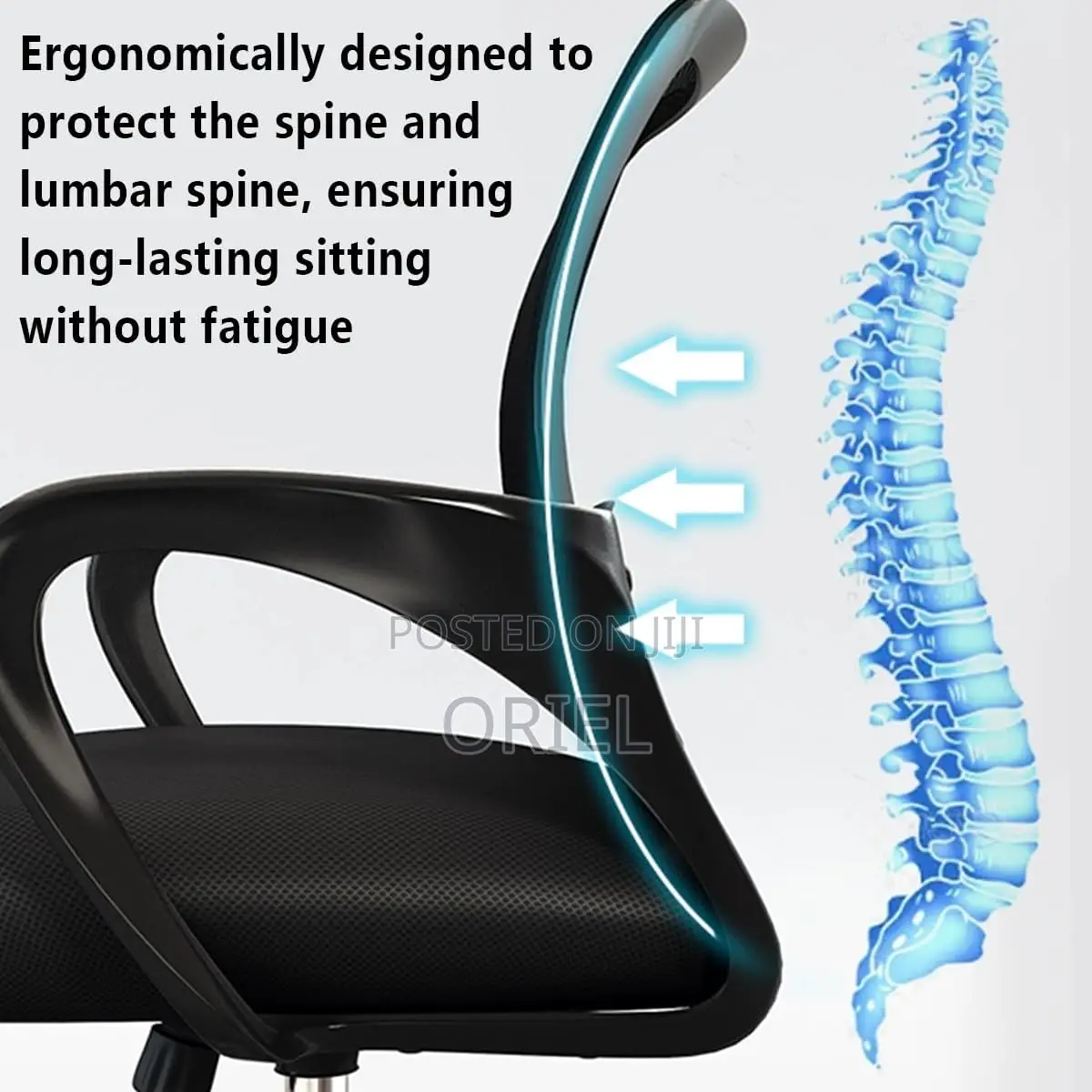 Office Chair : Ergonomic Swivel Office High-Back Chair
