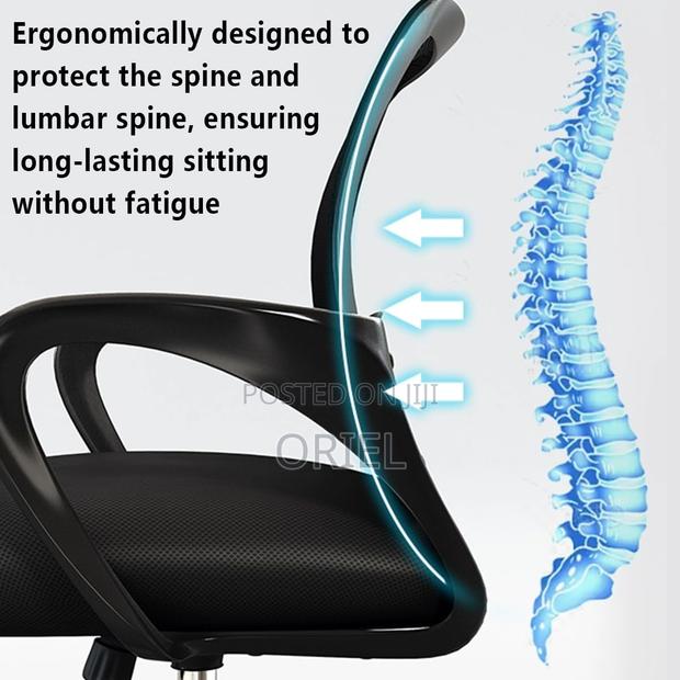 Office Chair : Ergonomic Swivel Office High-Back Chair - thumbnail 8