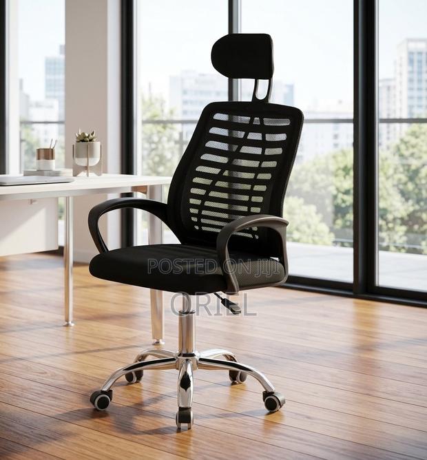 Office Chair : Ergonomic Swivel Office High-Back Chair - thumbnail 17