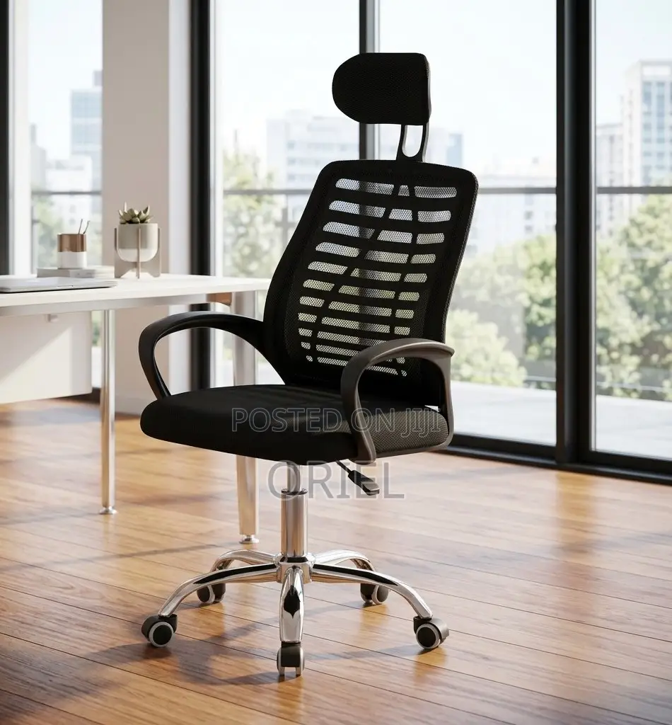 Office Chair : Ergonomic Swivel Office High-Back Chair