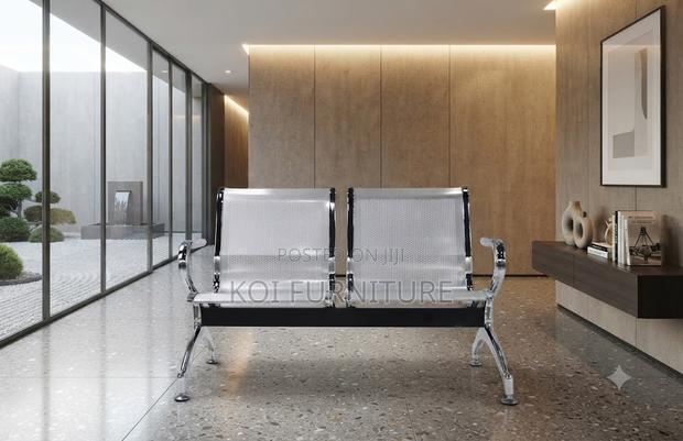 Office Benches; Two-Seater Non Upholstred Reception Bench - thumbnail 2