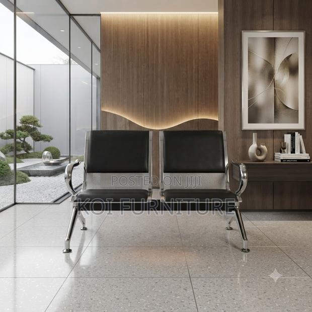 Office Benches; Two-Seater Non Upholstred Reception Bench - thumbnail 5
