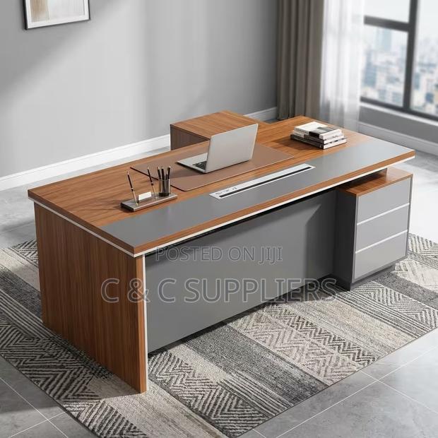 Imported 180cm Wooden Boss Table. - thumbnail 2