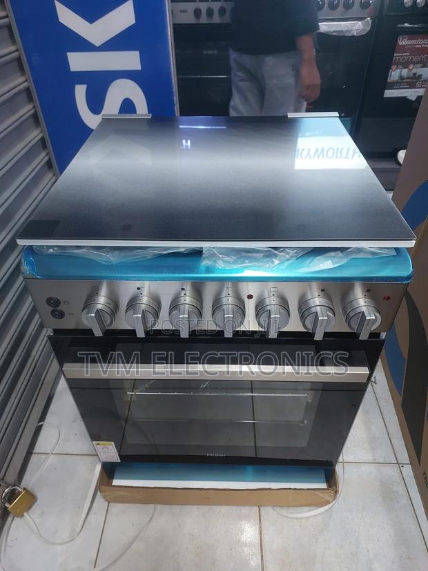 Haier 3g + 1e Standing Cooker (Hre6313cdrss)No Gas Sensor
