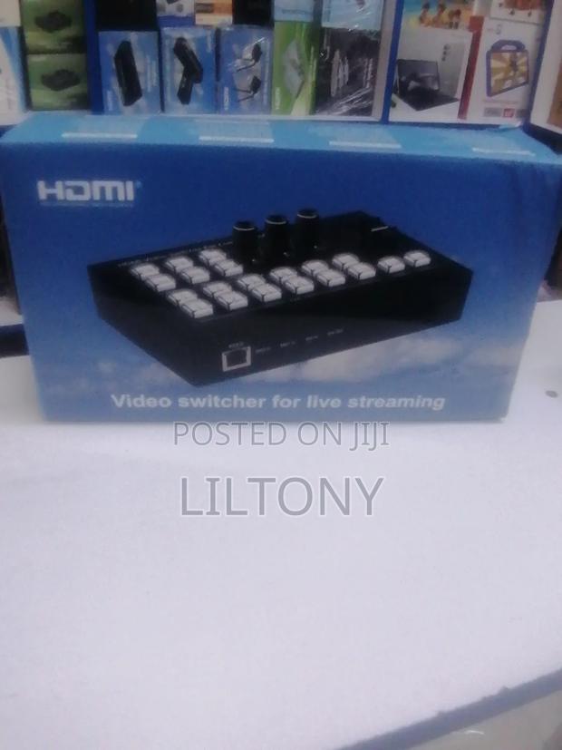 Four Channels Video Switcher For Livestreaming