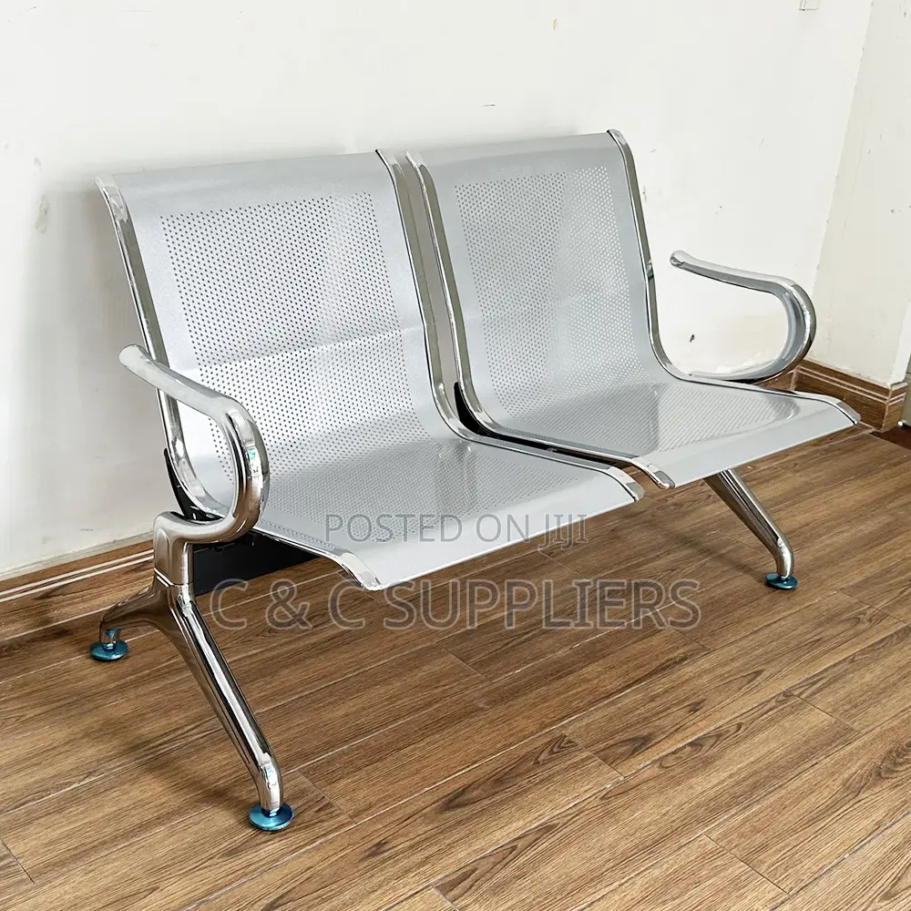 2-Seater Non Padded Waiting Bench.