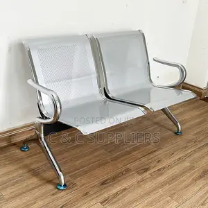 2-Seater Non Padded Waiting Bench.