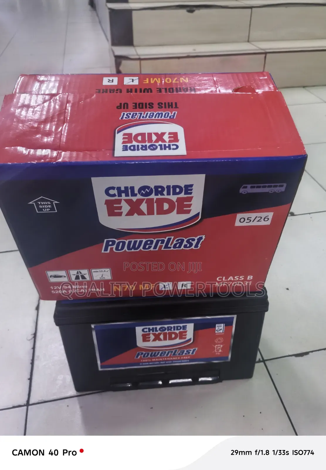 N70 Chloride Exide (Powerlast)