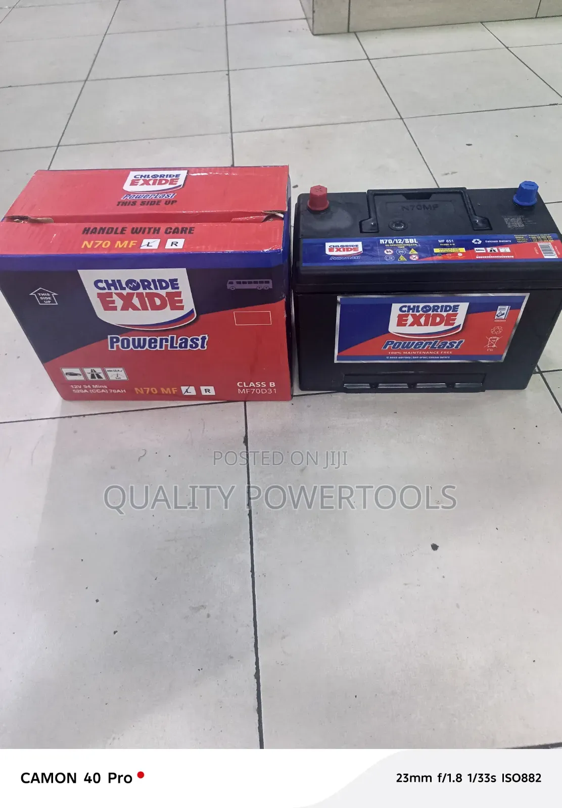 N70 Chloride Exide (Powerlast)