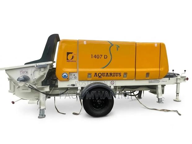 Aquarius 1407 D Trailer-Mounted Diesel Concrete Pump - thumbnail 2