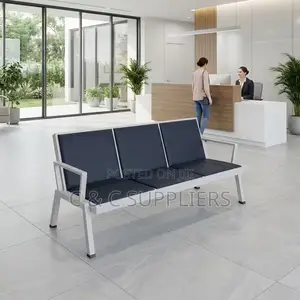 Modern Airport 3-Seater Visitor's Bench