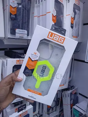 Rugged Case for the iPhone 13 Pro Max, Translucent Neon Green Uag Cas