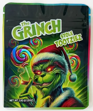 The Grinch Ziplock Smell Proof Bag - 3.5g (100pcs)