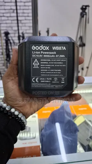 Godox Wb87 Lithium Battery Pack for Godox Ad600-Series Strobe Flash