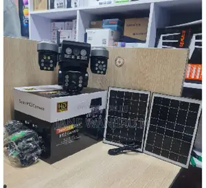 4g Sim Card Triple Lens Solar CCTV Camera – Dual Solar Panel,