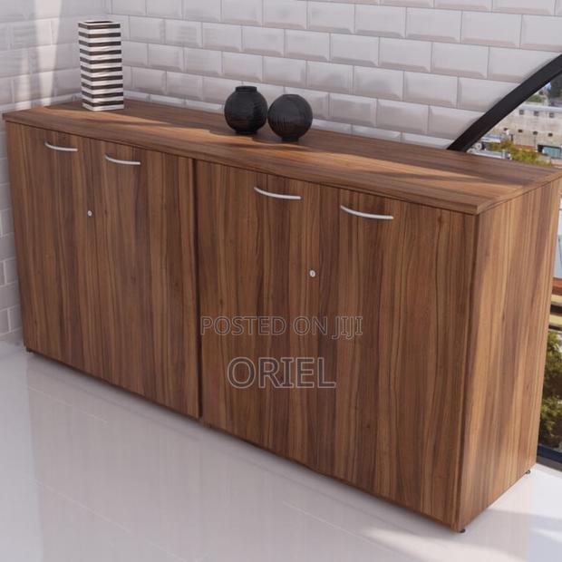 Office Credenza : Office 4-Door Storage Credenza - thumbnail 3