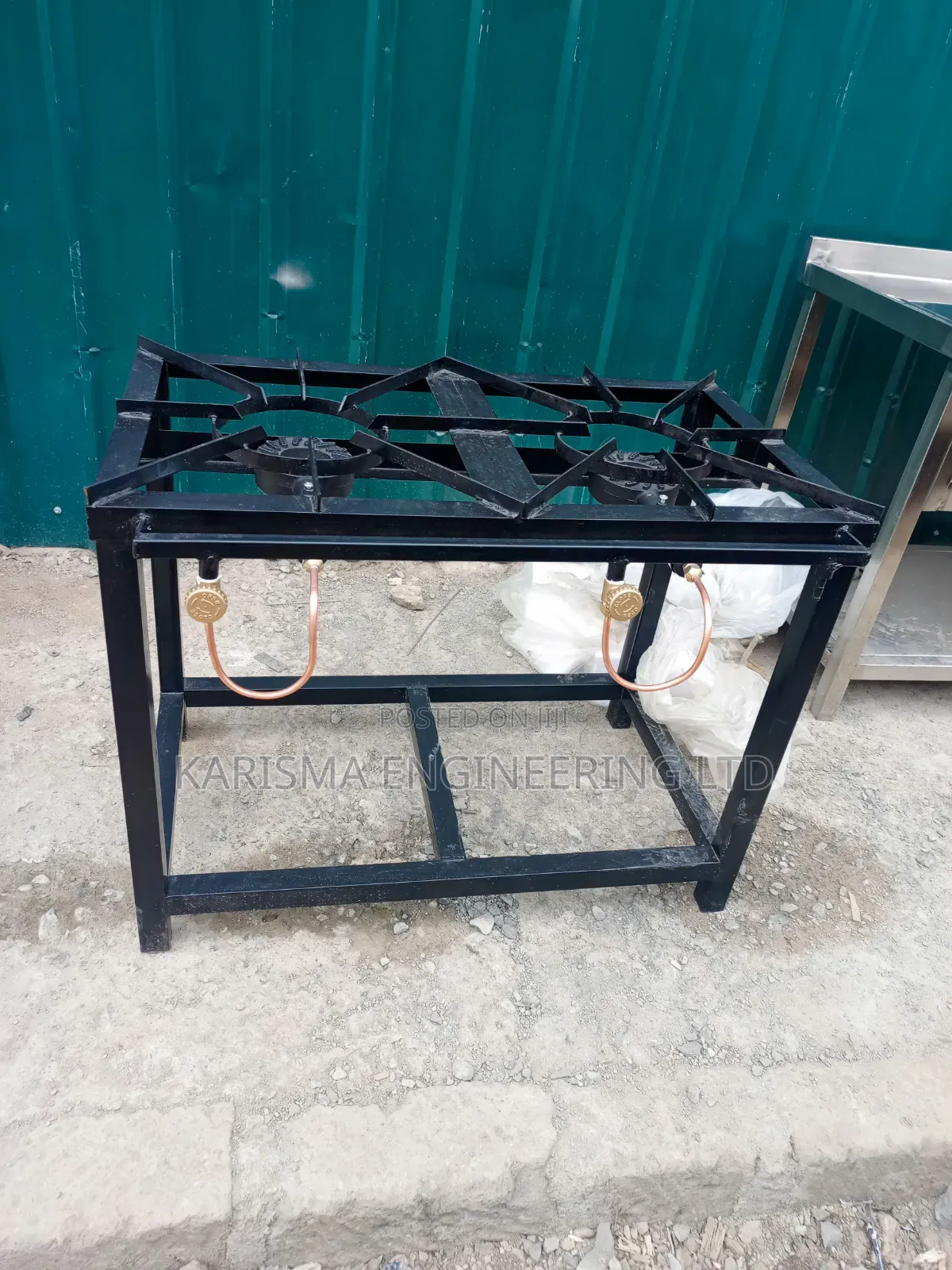 Heavy-Duty Juakali Two-Burner Gas