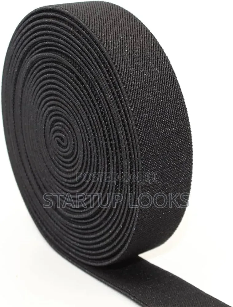 Sewing Elastic Band Roll Black 1inch