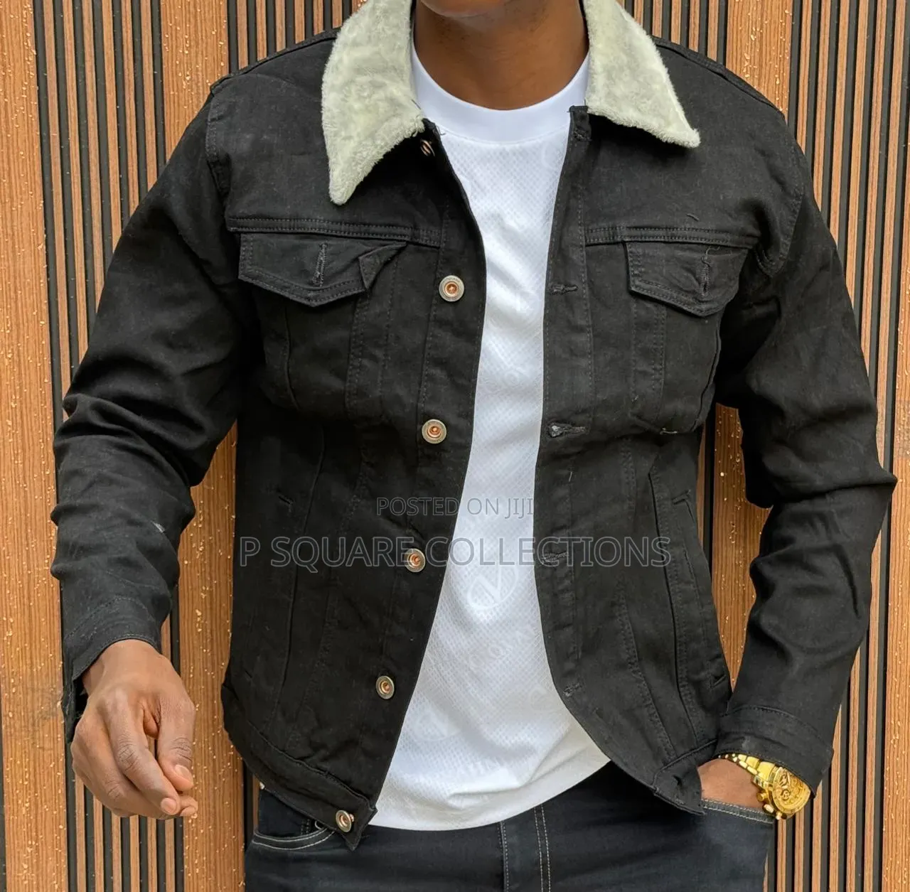 Non Fade!
Warm Wooden Denim Jackets
