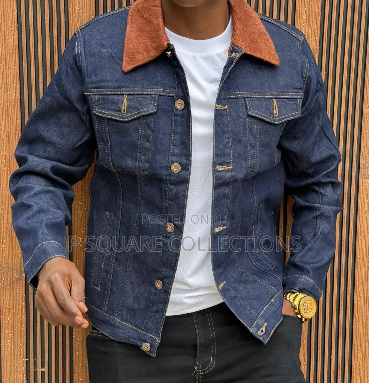 Non Fade!
Warm Wooden Denim Jackets