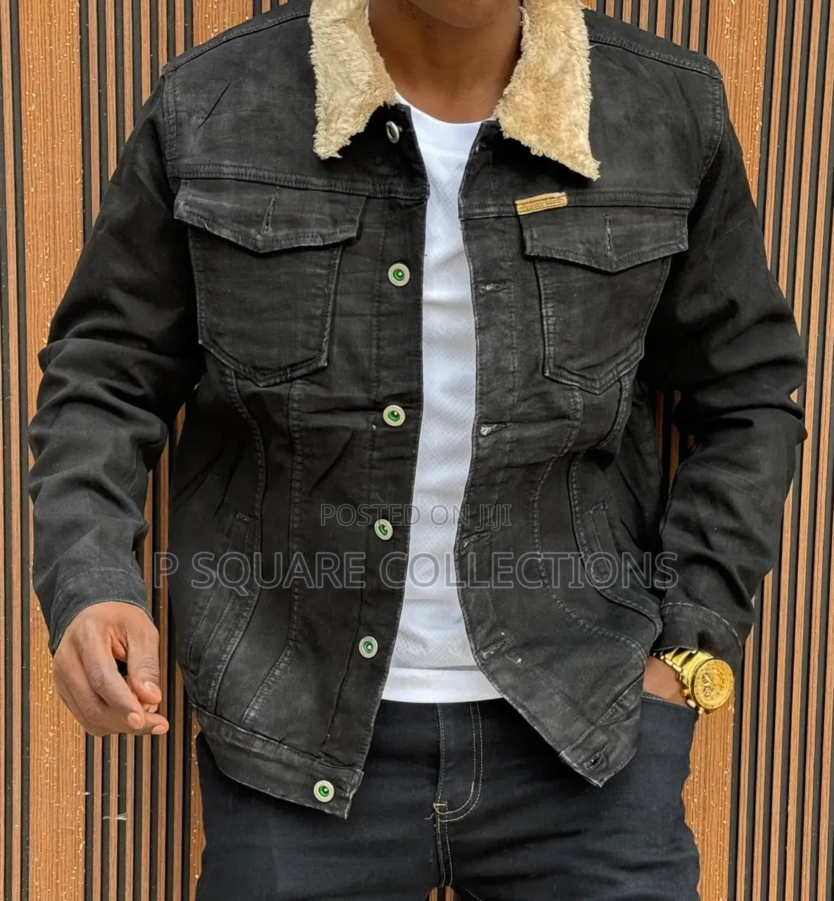 Non Fade!
Warm Wooden Denim Jackets
