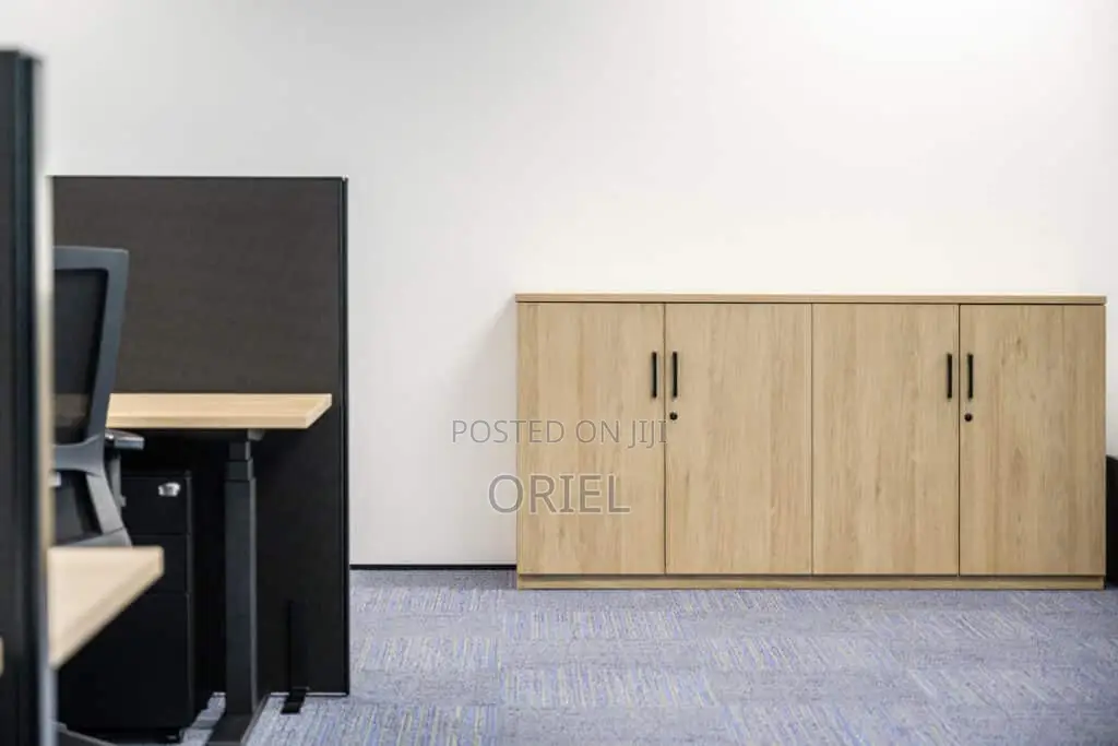 Office Credenza : Office 4-Door Storage Credenza