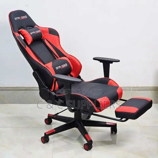 Leather Reclining Racing Gaming Chair.