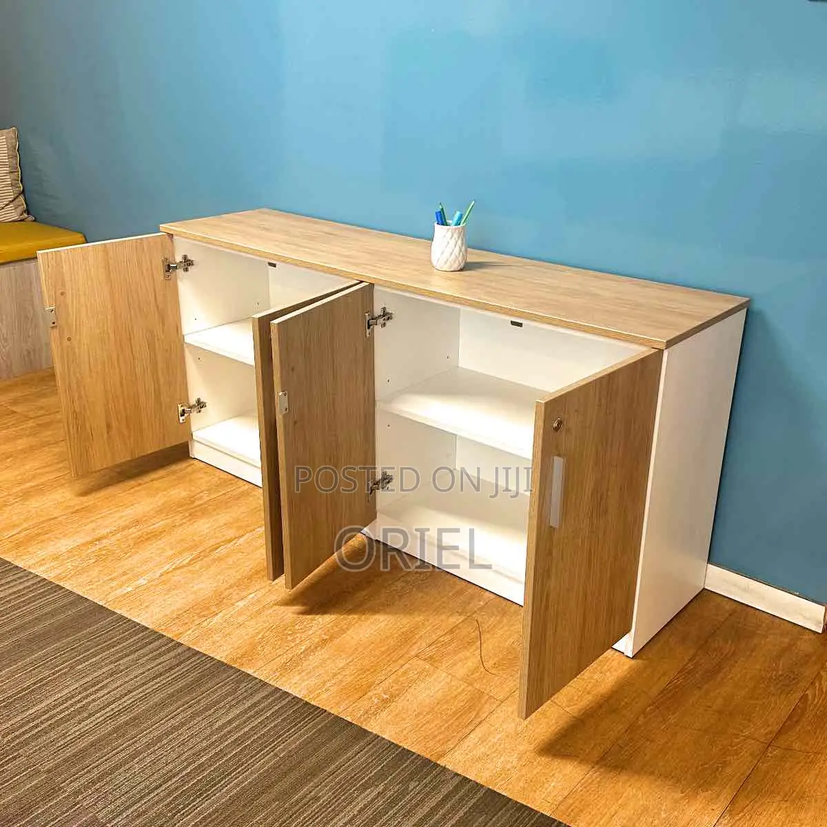 Office Credenza : Office 4-Door Storage Credenza