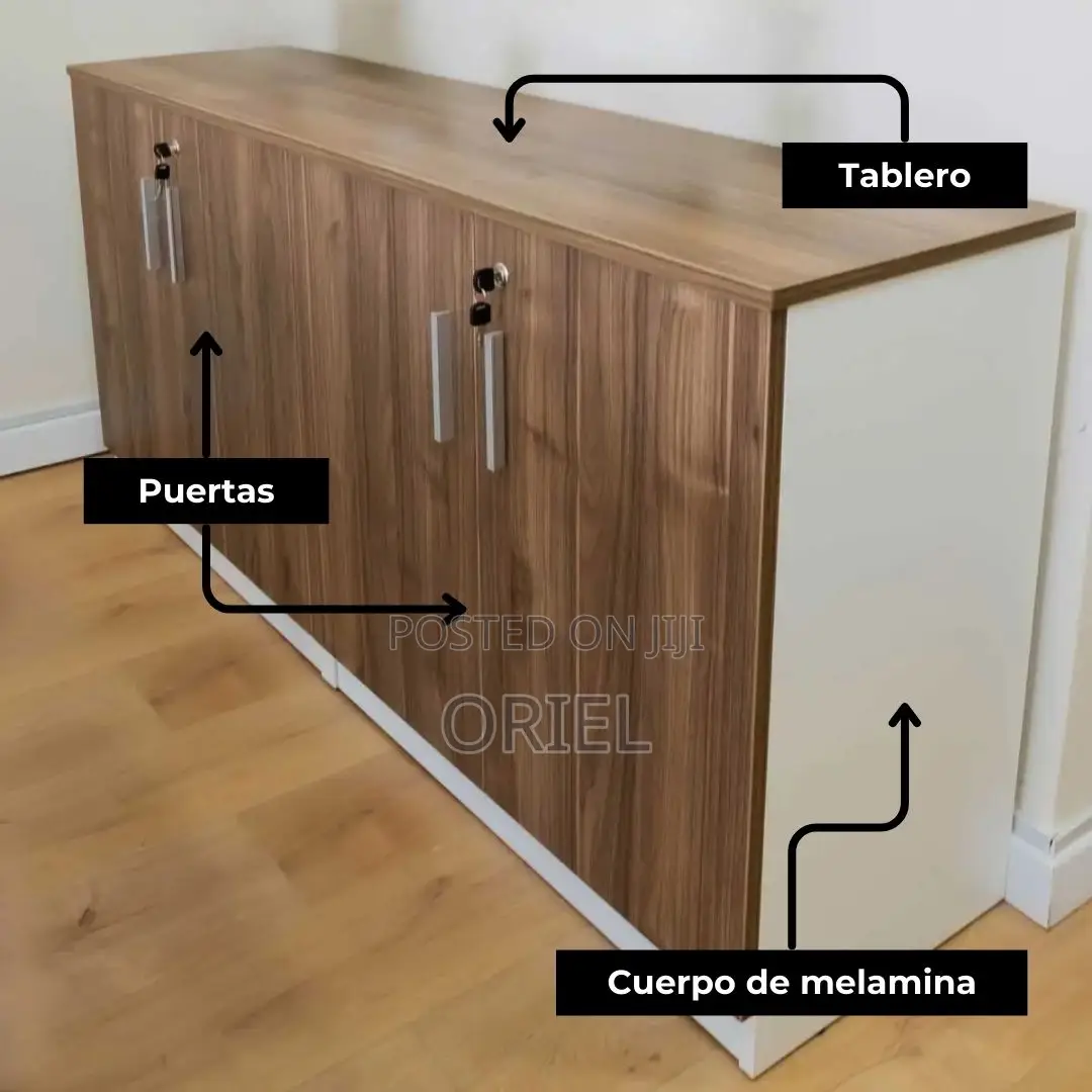 Office Credenza : Office 4-Door Storage Credenza